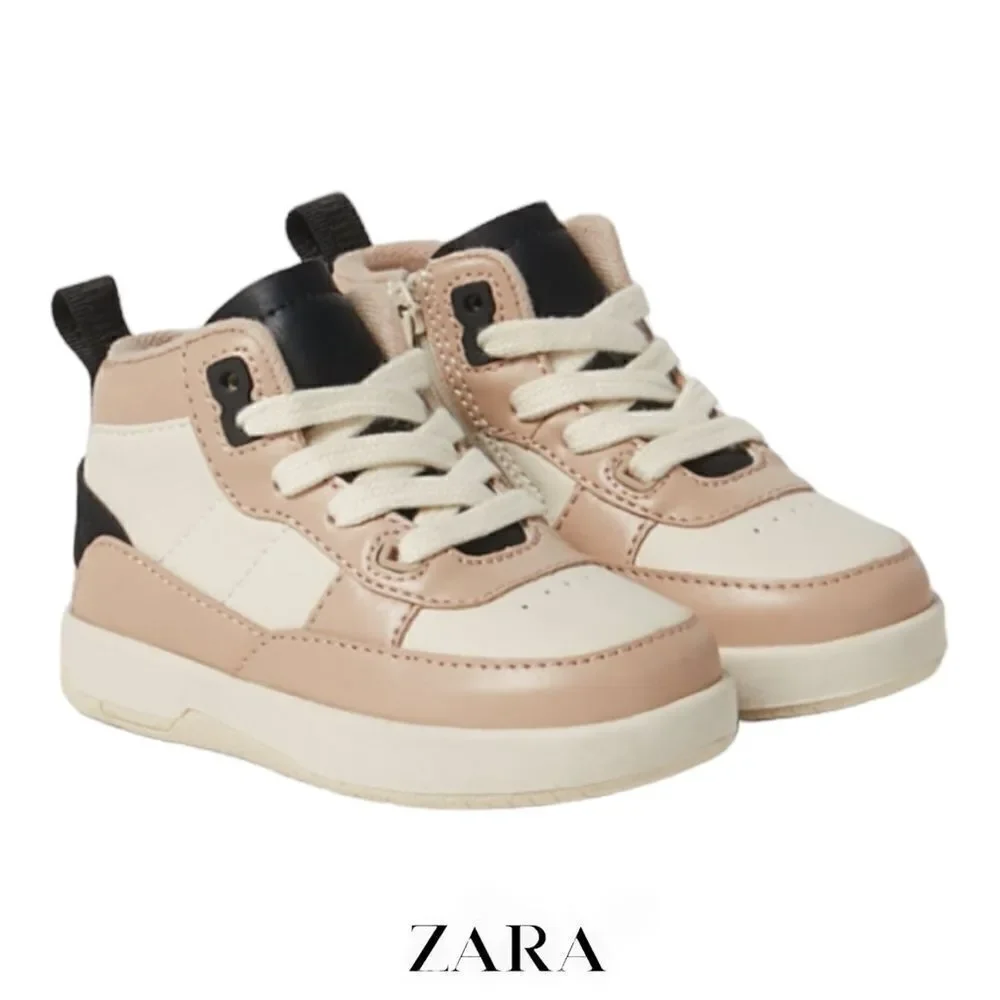 ZARA Kids | Pink | RETRO HIGH TOP SNEAKERS